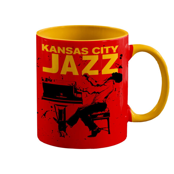 Kansas City Jazz - Piano Player - 11oz. Coffee Mug