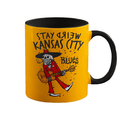 Stay Weird KC - Blues Man - 11oz. Coffee Mug