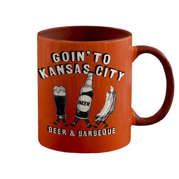 Goin' To Kansas City - Beer & Barbeque - 11oz. Coffee Mug