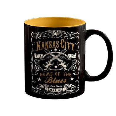 Kansas City - Home Of The Blues - 11oz. Coffee Mug