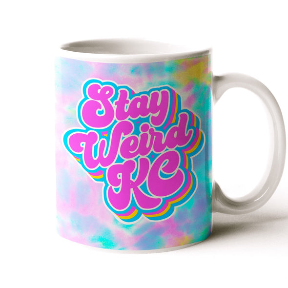 Stay Weird KC - 60's Pop Art Style - 11oz. Coffee Mug