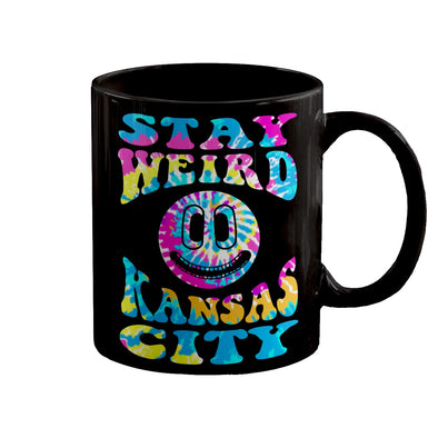 Stay Weird KC - Retro Hippie Style - 11oz. Coffee Mug