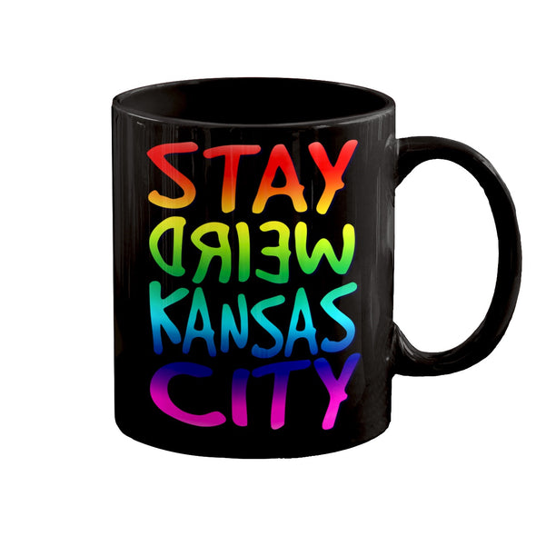 Stay Weird KC - Rainbow Logo1 - 11oz. Coffee Mug