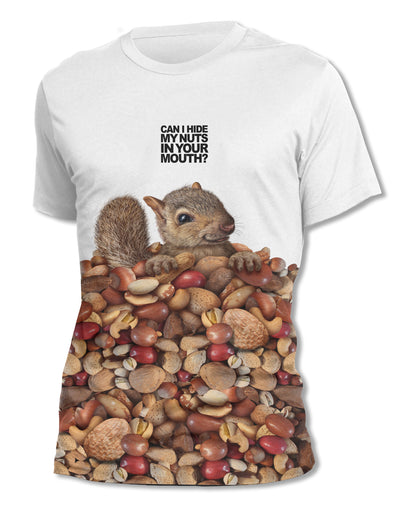 Can I Hide My Nuts - Unisex All-Over Print Tee