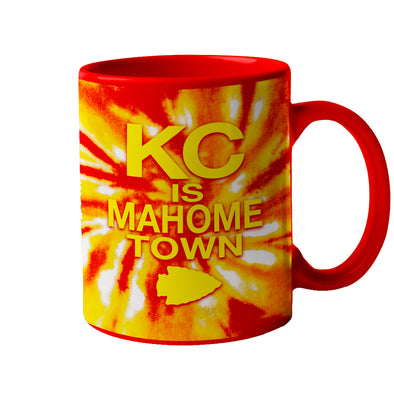 KC Is Mahome Town - Red Tie Dye - 11oz. Coffee Mug