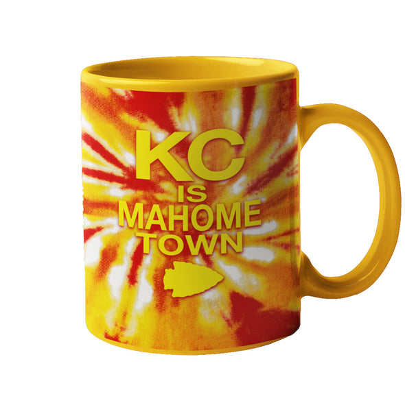 KC Is Mahome Town - Red Tie Dye - 11oz. Coffee Mug
