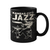 Kansas City Jazz - Piano Player2 - Black 11oz. Coffee Mug