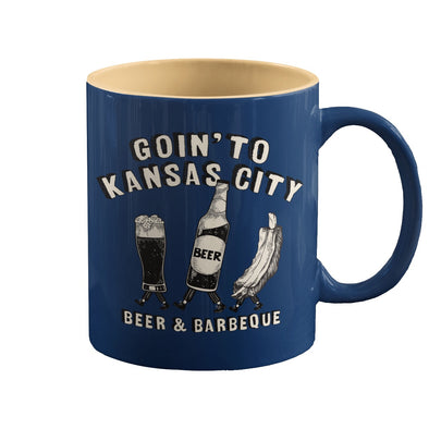 Goin' To Kansas City - Beer & Barbeque - 11oz. Coffee Mug