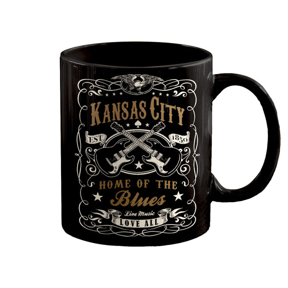 Kansas City - Home Of The Blues - 11oz. Coffee Mug