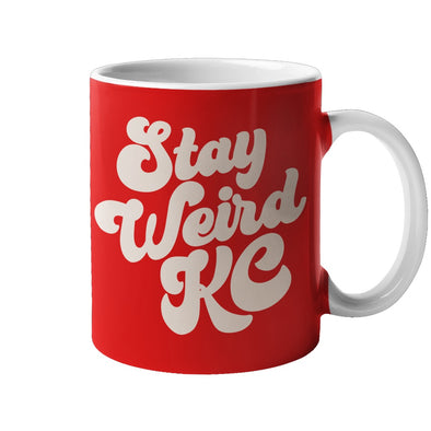 Stay Werid Kansas City - Script Style - 11oz. Coffee Mug