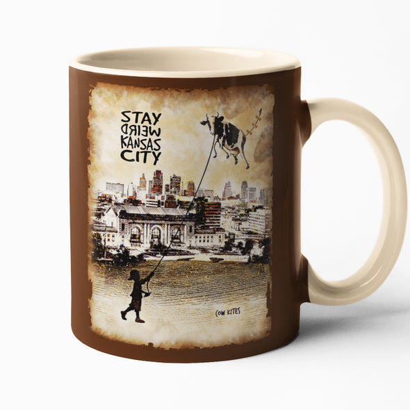 Stay Weird KC - Cow Kites- 11oz. Coffee Mug