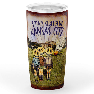 Stay Weird Kansas City - Weird Kids At Museum - 20oz. TUMBLER
