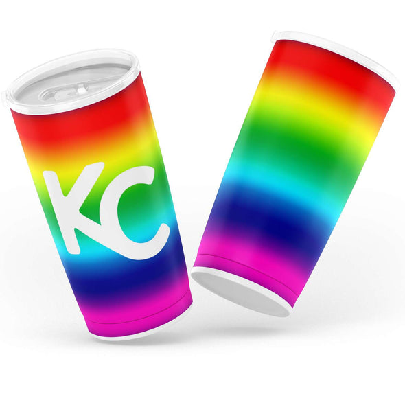 KC - Rainbow Flag Colors - 20oz. TUMBLER