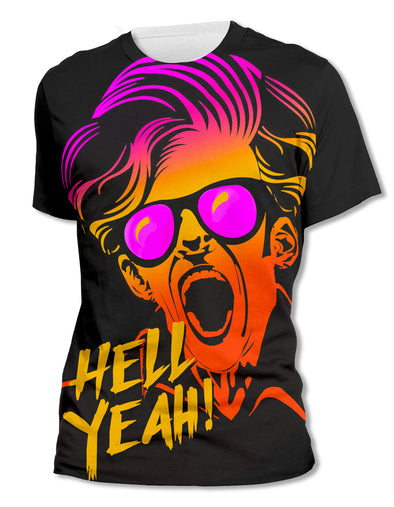 Hell Yeah - Unisex All-Over Print Tee