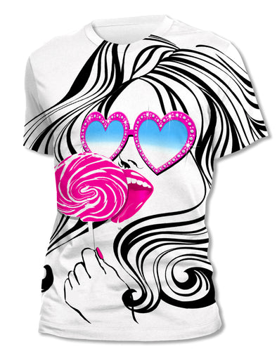 I Want Candy - Unisex All-Over Print Tee