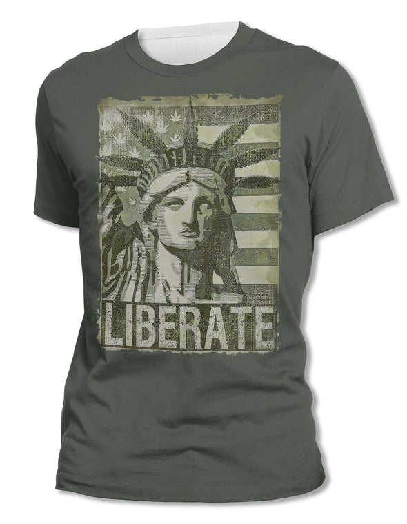 Liberate - Unisex All-Over Print Graphic Tee