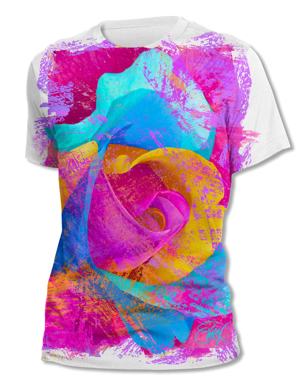 Love Is A Rose - Unisex All-Over Print Tee