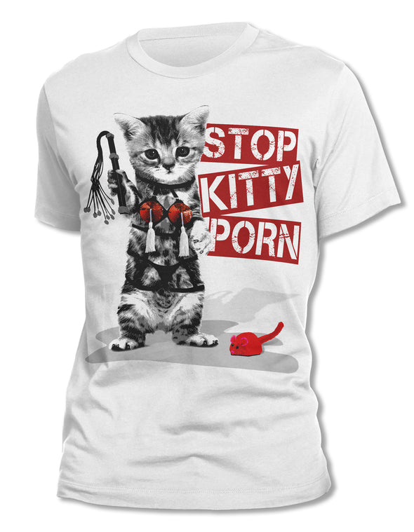 Stop Kitty Porn - Unisex All-Over Print Tee