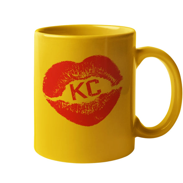 KC Kiss -  RED Hot Heart Lips - 11oz. Coffee Mug