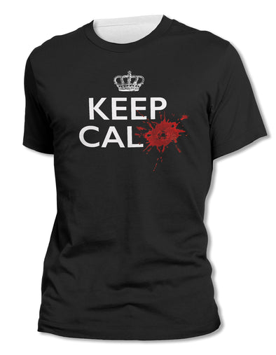 Stay Cal(m) - Unisex All-Over Print Graphic Tee